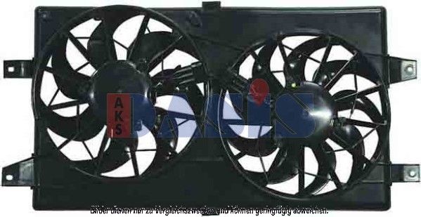 AKS DASIS Ventilaator,mootorijahutus 528021N